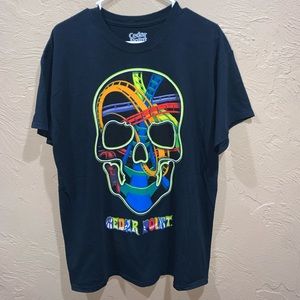 Cedar Point Skull Roller Coasters Halloweekends Shirt